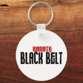 Karate Black Belt Karate Schlüsselanhänger (Vorderseite)