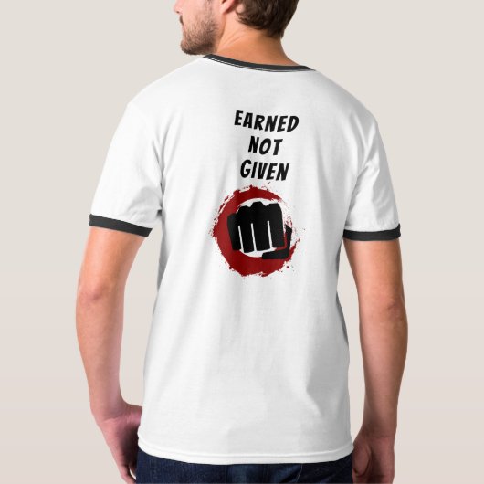 Karate Black Belt Mindset Martial Arts Motivation T-Shirt (Schwarz voll)