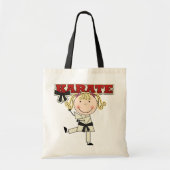 KARATE - blonde Mädchen-T - Shirts und Geschenke Tragetasche (Vorne)
