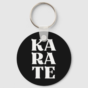 Karate Bold Letters Japanese Martial Art Karateka Schlüsselanhänger