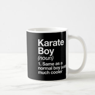 Karate Boy Definition Funny Martial Arts Sports Kaffeetasse