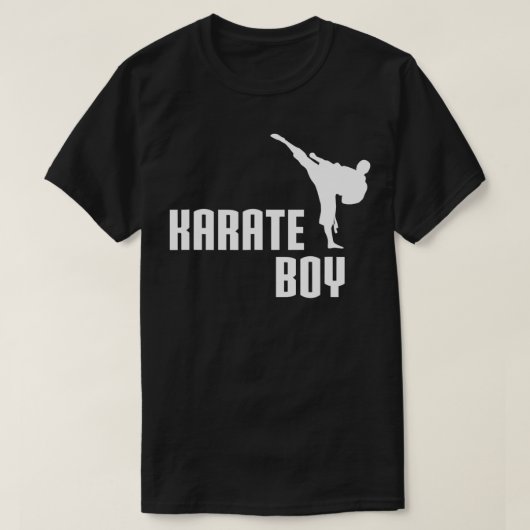 Karate Boy Funny Niedlich Martial Arts Geschenk T-Shirt (Design vorne)