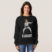 Karate Boy Kid Karate Mixed Martial Arts Sweatshirt (Vorne ganz)