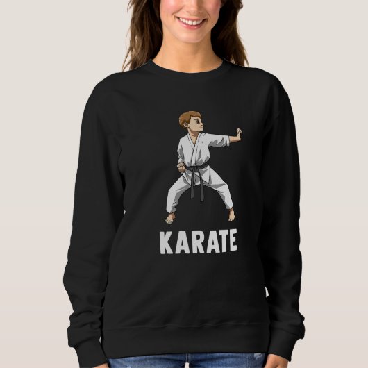 Karate Boy Kid Karate Mixed Martial Arts Sweatshirt (Vorderseite)
