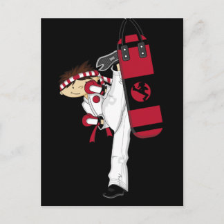 Karate Boy Postcard Postkarte