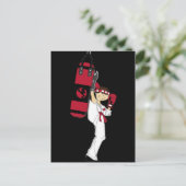 Karate Boy Postcard Postkarte (Stehend Vorderseite)