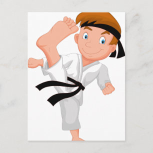 KARATE BOY POSTKARTE