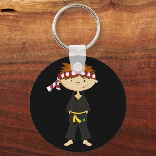 Karate Boy Schlüsselanhänger (Vorderseite)