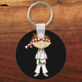 Karate Boy Schlüsselanhänger (Vorderseite)