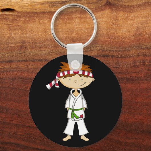 Karate Boy Schlüsselanhänger (Vorderseite)