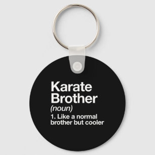 Karate-Bruder Definition Lustig Sport Martial Art Schlüsselanhänger