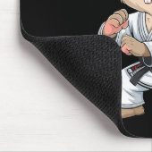 Karate Bunny Martial Arts Rabbit Funny für Kinder Mousepad (Ecke)
