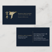 Karate Business Card Visitenkarte (Vorne/Hinten)