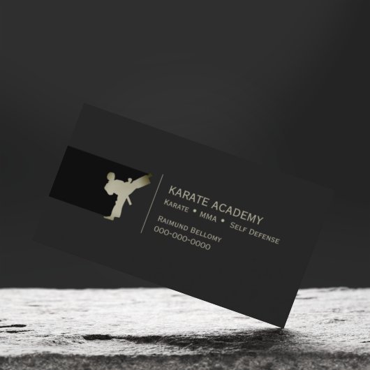 Karate Business Card Visitenkarte