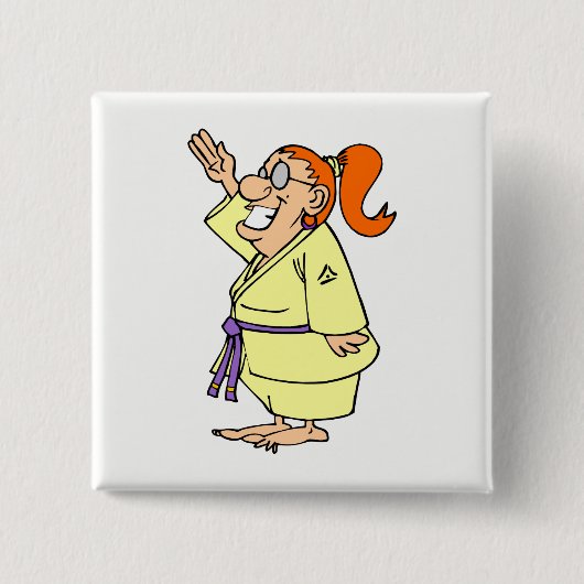 Karate Button (Vorderseite)