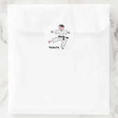 Karate Cartoon Sticker (Tasche)