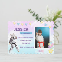 Karate Cat Birthday Party Party Taekwondo