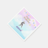 Karate Cat Birthday Party Party Taekwondo Serviette (Ecke)