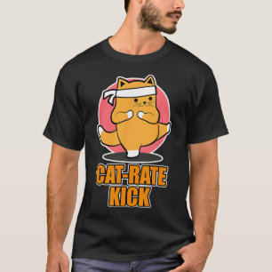 Karate Cat Design for Sports Fans - Katzenkick T-Shirt