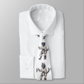 Karate Cat Neck Tie Krawatte (Gebunden)