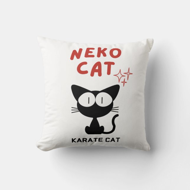 KARATE CAT SCHWARZ CAT NEKO KISSEN (Vorderseite)