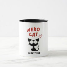 KARATE CAT SCHWARZ CAT NEKO