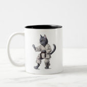 Karate Cat Stance Tasse (Links)