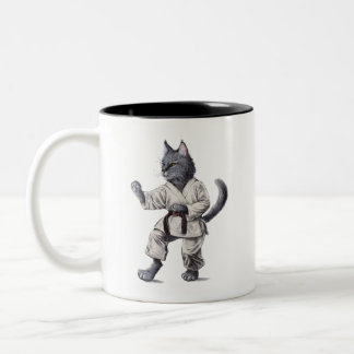 Karate Cat Stance Tasse
