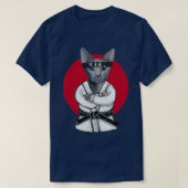 Karate Cat T-Shirt (Design vorne)