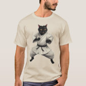Karate Cat T-Shirt (Vorderseite)