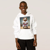 **"Karate Champion: The Fearless Guinea Pig"** Hoodie (Vorne ganz)