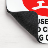 Karate-Charakter Mousepad (Ecke)