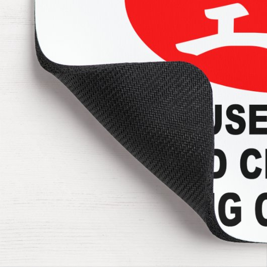 Karate-Charakter Mousepad (Ecke)