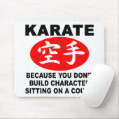 Karate-Charakter Mousepad (Mit Mouse)