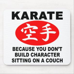 Karate-Charakter Mousepad