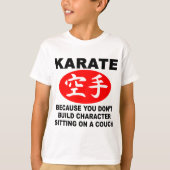 Karate-Charakter T-Shirt (Vorderseite)