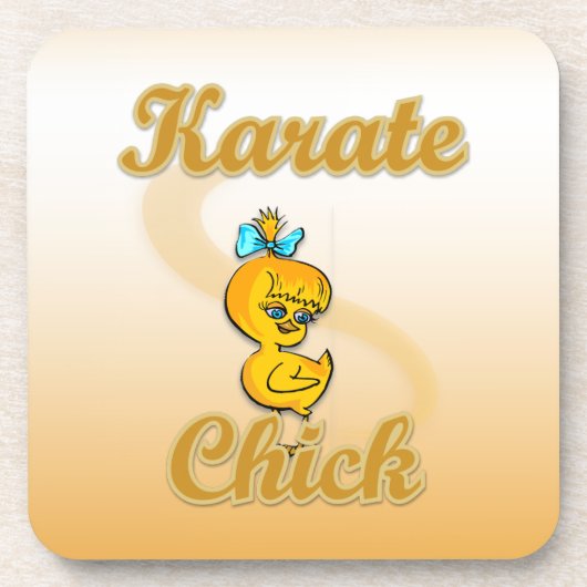 Karate Chick Untersetzer (Vorderseite)