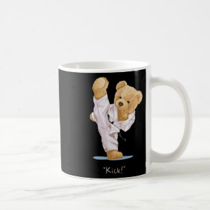 Karate Children's Bear Taekwondo Boys Men T-Shirt Kaffeetasse