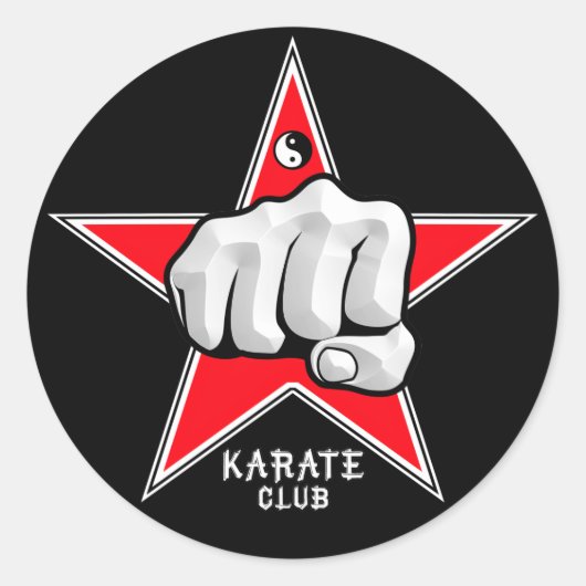 Karate Club Sticker (Vorderseite)