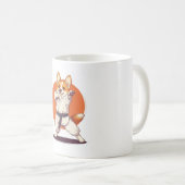 Karate Corgi � Kampfkunst Hund Kaffeetasse (VorderseiteRechts)