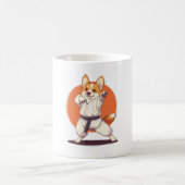 Karate Corgi � Kampfkunst Hund Kaffeetasse (Mittel)