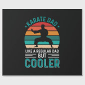 Karate Dad Geschenkpapier (Flach)