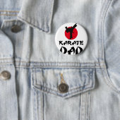 Karate Dad Kampfsport  Button (Beispiel)