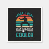 Karate Dad Serviette (Vorderseite)