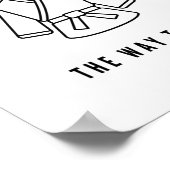 Karate den Weg Poster (Ecke)