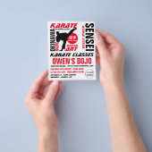 Karate Design, Karate Class Advertising Flyer (Gruppe)