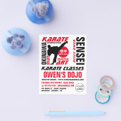 Karate Design, Karate Class Advertising Flyer (Einzeln)