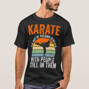 Karate Die Kunst des Kleiderfaltens mit Menschen M T-Shirt