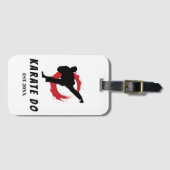 Karate Do Gepäckanhänger Kampfsport Reisegeschenk (Vorderseite (Horizontal))