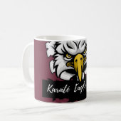 Karaté Eagle Fang Keramik Ornament Throw P Kaffeetasse (Vorderseite Links)